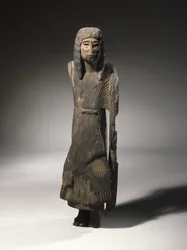 Stehende Statue von Si-Eset (ca. 1279-1203 v. Chr.) (Holz)